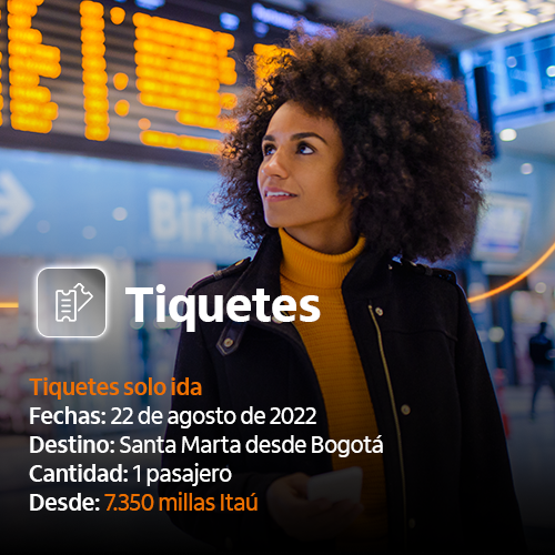 Viajes Itaú - Tiquetes